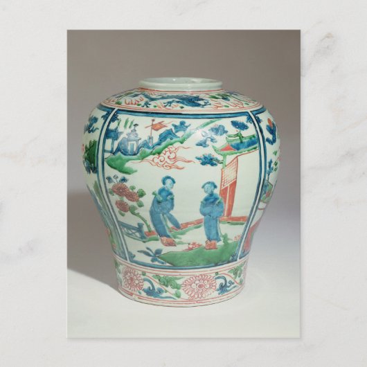 Poly oviform jar, eind 16e eeuw briefkaart (Voorkant)