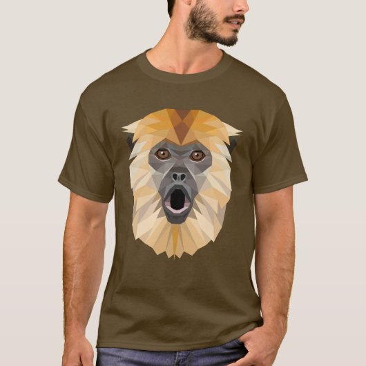 Poly Pals: Howler Monkey T-shirt (Voorkant)