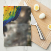  poly Parrot Theedoek (Quarter Fold)