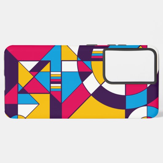 Poly Polyamory Pride Abstract Geometrisch Samsung Galaxy Hoesje (Achterkant horizontaal)