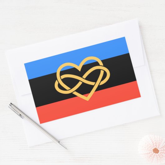 Poly Pride Vlag Sticker (Envelop)