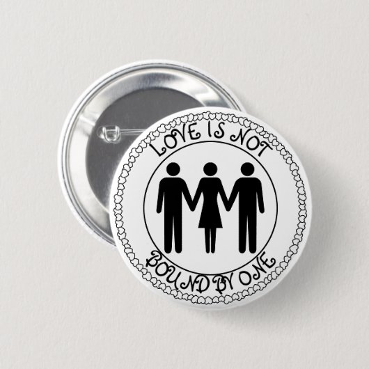 Poly Woman Ronde Button 5,7 Cm (Voorkant /achterkant)