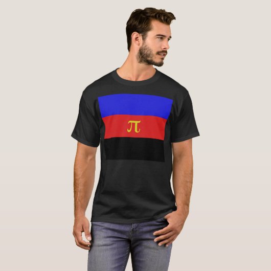 Polyamoire vlag t-shirt (Voorkant volledig)
