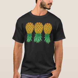 Polyamoor en polyamoureus onderaan ananassen t-shirt