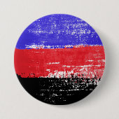 Polyamoreuze Pride Paint Ronde Button 7,6 Cm (Voorkant)