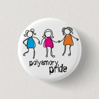 polyamoridepridepen ronde button 3,2 cm