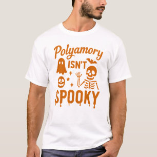 Polyamorie is geen spookachtig Halloween T-shirt