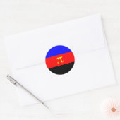 Polyamorie, Panama vlag Ronde Sticker (Envelop)