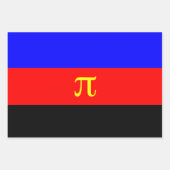 Polyamorie Pride Vlag Inpakpapier Vel (Voorkant 3)