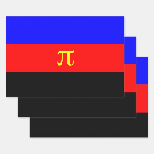 Polyamorie Pride Vlag Inpakpapier Vel (Set)