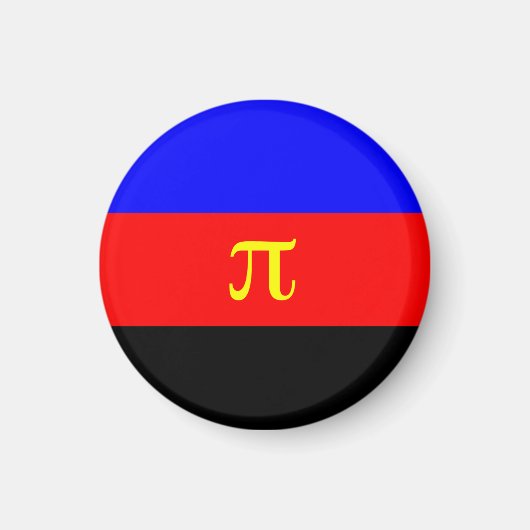 Polyamorie Pride Vlag Magneet (Voorkant)