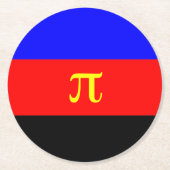 Polyamorie Pride Vlag Ronde Kartonnen Onderzetter (Voorkant)