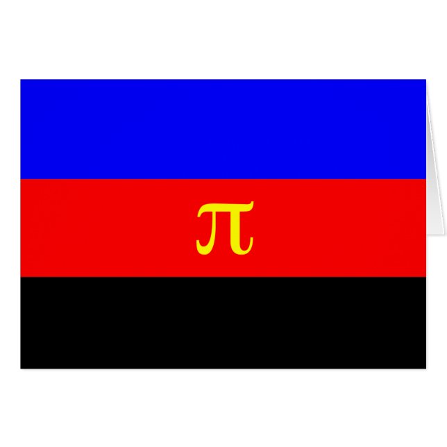 Polyamorie Pridevlag (Voorkant Horizontaal)