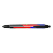 Polyamorie Pridevlag Blauwe Inkt Pen (Achterkant)
