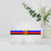 Polyamorie Pridevlag Briefkaart (Staand voorkant)