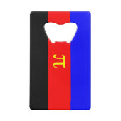 Polyamorie Pridevlag Creditkaart Flessenopener (Achterkant)