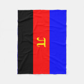Polyamorie Pridevlag Fleece Deken (Voorkant)