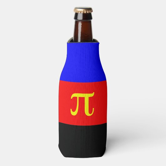 Polyamorie Pridevlag Flesjeskoeler (Fles Voorkant)