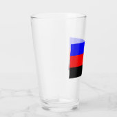 Polyamorie Pridevlag Glas (Rechts)