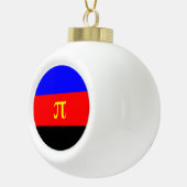 Polyamorie Pridevlag Keramische Bal Ornament (Rechts)