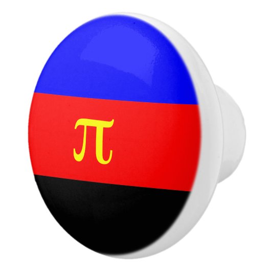 Polyamorie Pridevlag Keramische Knop (Rechts)