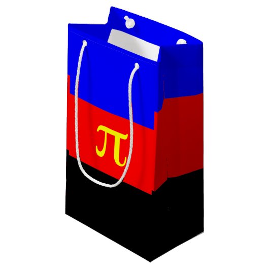 Polyamorie Pridevlag Klein Cadeauzakje (Voorkant Gekanteld)