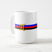Polyamorie Pridevlag Koffiemok (Voorkant links)