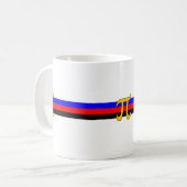 Polyamorie Pridevlag Koffiemok (Voorkant links)