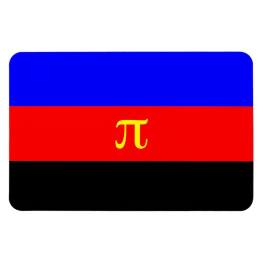 Polyamorie Pridevlag Magneet (Horizontaal)