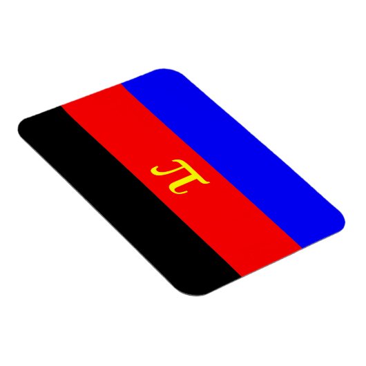 Polyamorie Pridevlag Magneet (Rechterzijde)