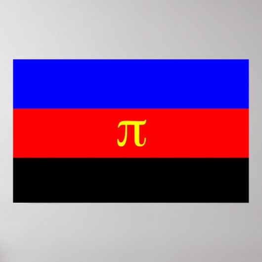 Polyamorie Pridevlag Poster (Voorkant)