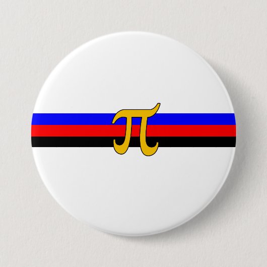 Polyamorie Pridevlag Ronde Button 7,6 Cm (Voorkant)