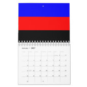Polyamorie Pridevlag Strepen Kalender (Jan 2027)