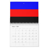 Polyamorie Pridevlag Strepen Kalender (Mar 2027)
