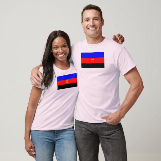 Polyamorie Pridevlag T-shirt (Unisex)