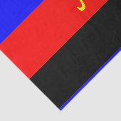Polyamorie Pridevlag Tissuepapier (Detail)