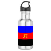 Polyamorie Pridevlag Waterfles (Voorkant)