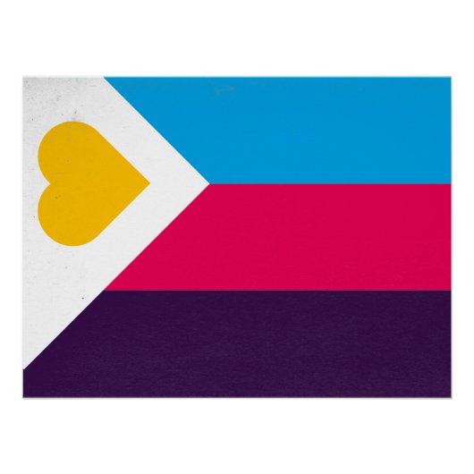 polyamorie-tricolor perfect poster (Voorkant)
