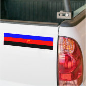 POLYAMORIE TROTS VLAG BALK BUMPERSTICKER (Op Truck)