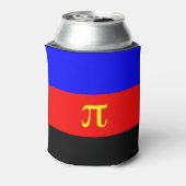 Polyamorie trots vlag blikjeskoeler (Blikje Achterkant)