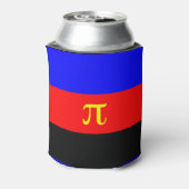 Polyamorie trots vlag blikjeskoeler (Blikje Achterkant)
