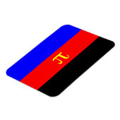 Polyamorie trots vlag magneet (Linkerzijde)