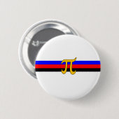 Polyamorie trots vlag ronde button 5,7 cm (Voorkant /achterkant)