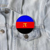Polyamorie trots vlag ronde button 7,6 cm (In situ)
