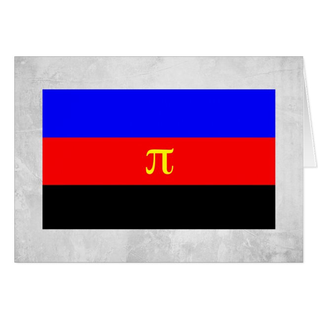 Polyamorie trotsvlag (Voorkant Horizontaal)