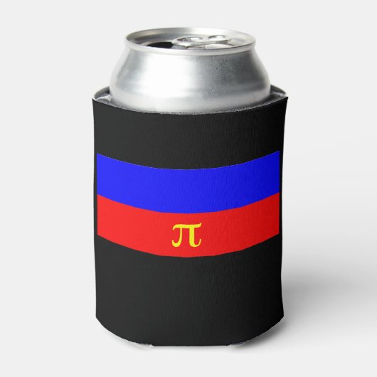 Polyamorie trotsvlag blikjeskoeler (Blikje Voorkant)