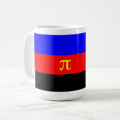 Polyamorie trotsvlag koffiemok (Voorkant links)
