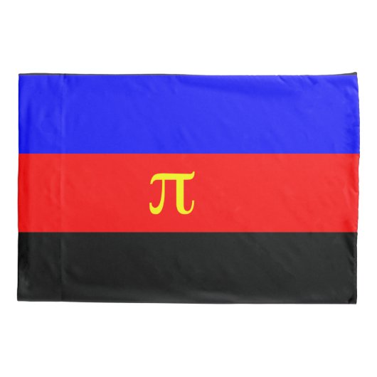 Polyamorie trotsvlag kussensloop (Achterkant-Links)