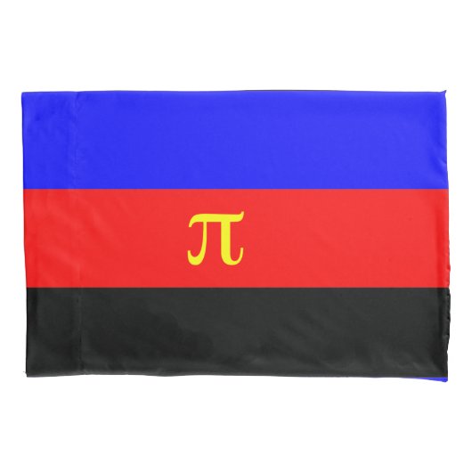Polyamorie trotsvlag kussensloop (Voorkant-Links)
