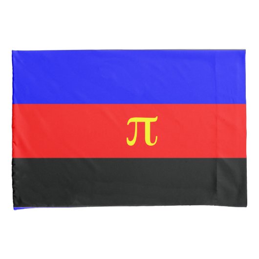 Polyamorie trotsvlag kussensloop (Voorkant-Rechts)